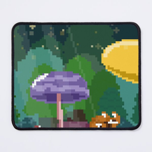 Item preview, Magical Mushroom Forest with a sleeping Fox designed and sold by AlessaNeko.