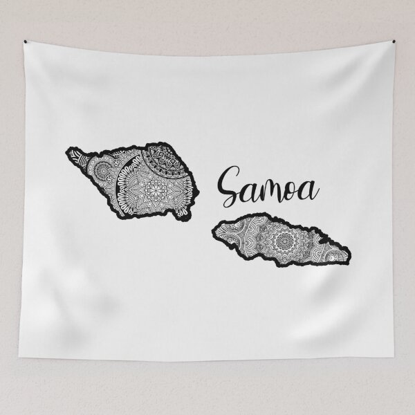 Item preview, Samoa Asia Mandala Art Country T Shirt Sticker designed and sold by Timcito.