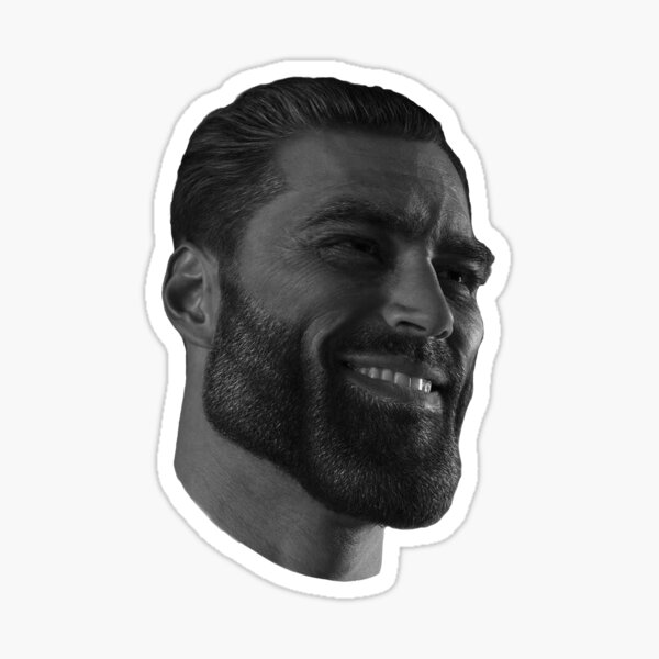 Gigachad Meme Stickers for Sale