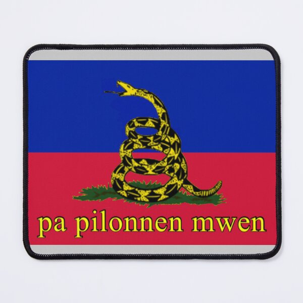 Item preview, peyi dayiti drapo Gadsden (Haitian Country Gadsden Flag) designed and sold by JonathanR1994.