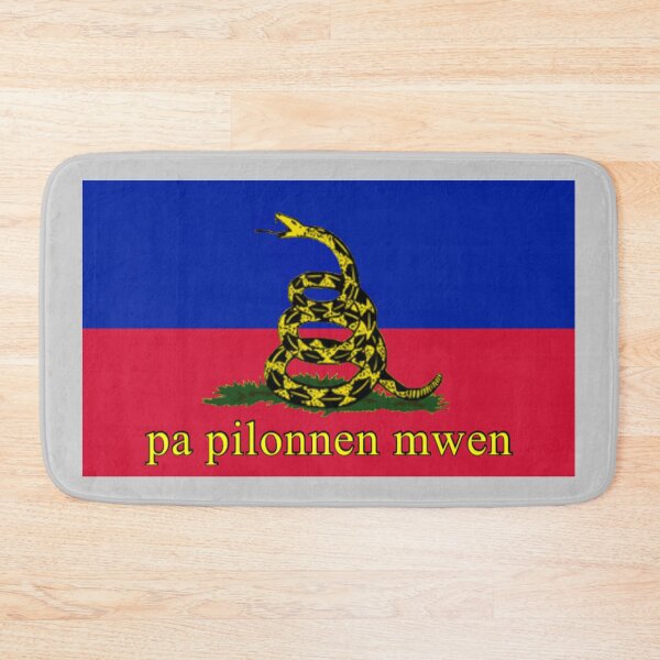 Item preview, peyi dayiti drapo Gadsden (Haitian Country Gadsden Flag) designed and sold by JonathanR1994.