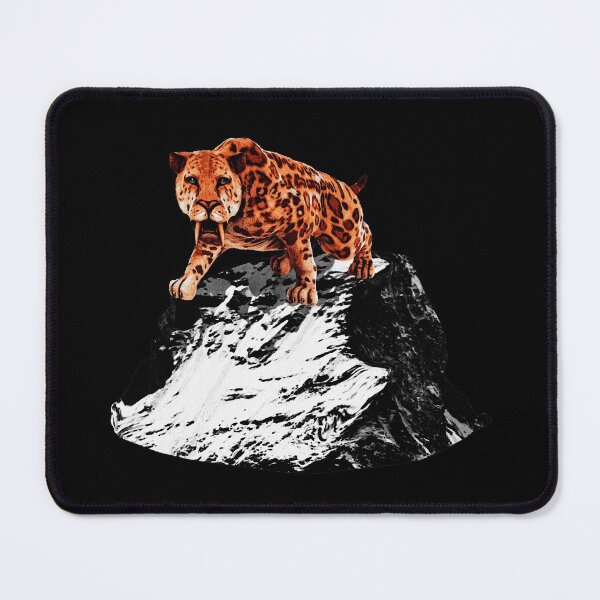 Item preview, Saber-toothed tiger, primeval motifs, primeval cat, smilodon, big cat men designed and sold by Kirei-Lily.
