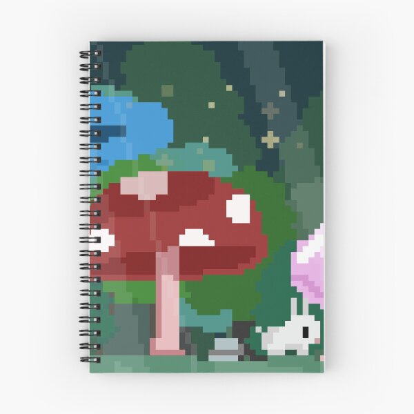 Item preview, Magical Mushroom Forest with Bunny designed and sold by AlessaNeko.