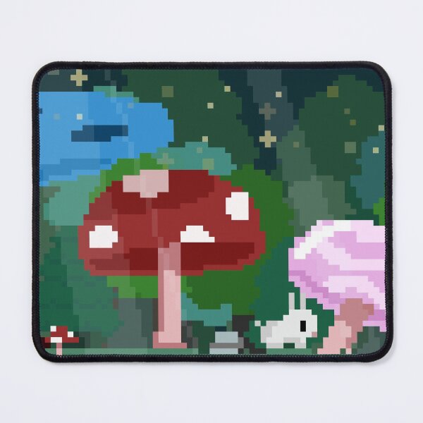 Item preview, Magical Mushroom Forest with Bunny designed and sold by AlessaNeko.
