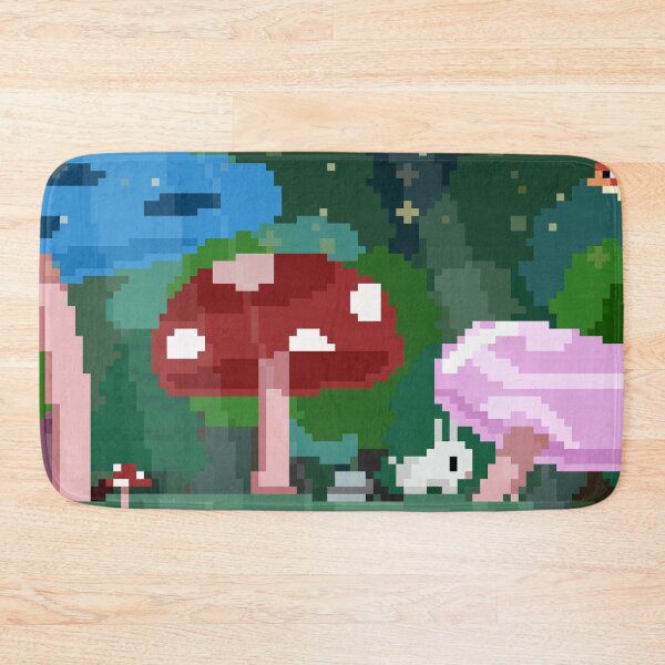 Item preview, Magical Mushroom Forest with Bunny designed and sold by AlessaNeko.