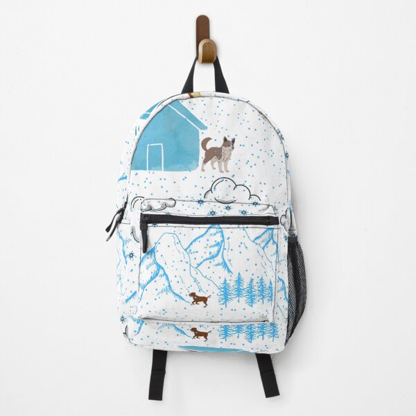 Item preview, Dog Walk In The Snow designed and sold by Anahit Petrosyan Art Studio & Unique Print Designs for a Gift.