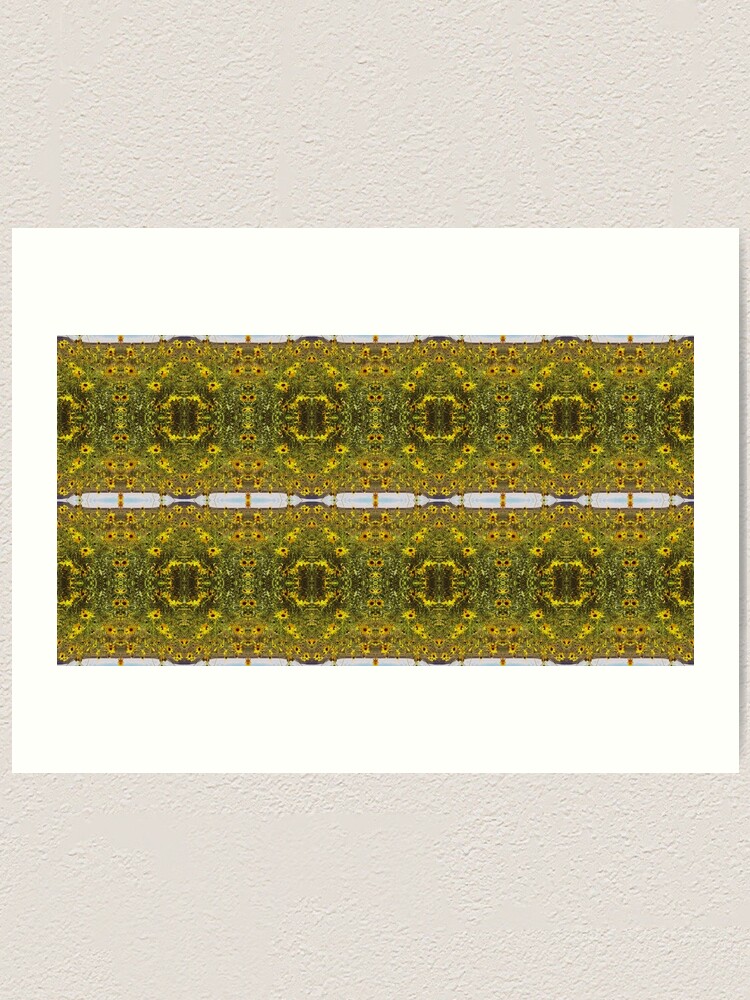 "Rudbeckia Hirta Wallpaper Mural" Art Print for Sale by willowares