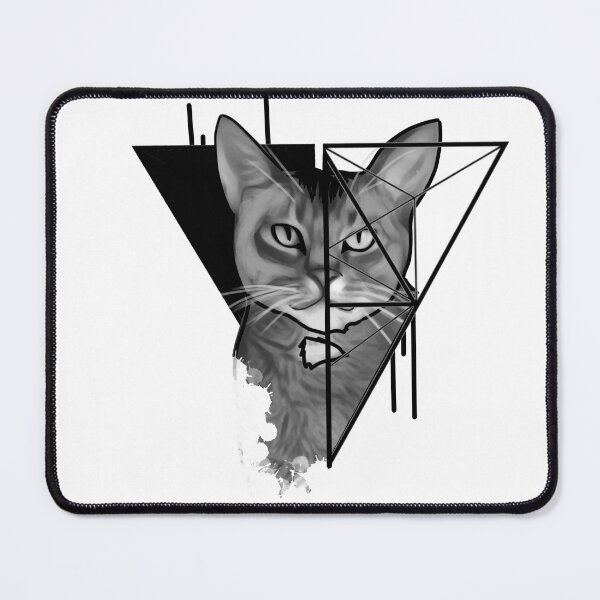 Item preview, Geometric Abyssinian cat designed and sold by AXIOM13.