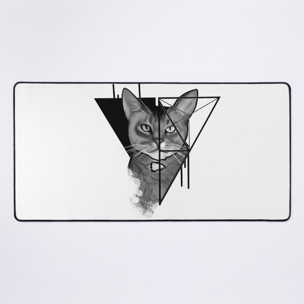 Item preview, Geometric Abyssinian cat designed and sold by AXIOM13.