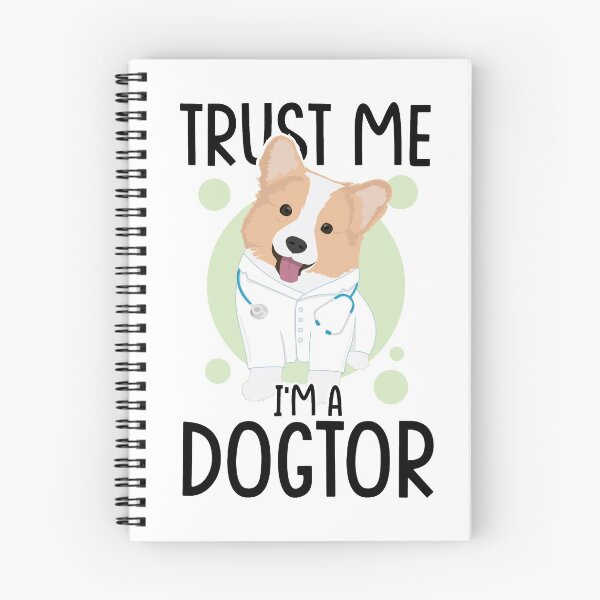 Item preview, Trust Me I'm A Dogtor | Funny Veterinarian Pun (White Edition) designed and sold by Printend _.