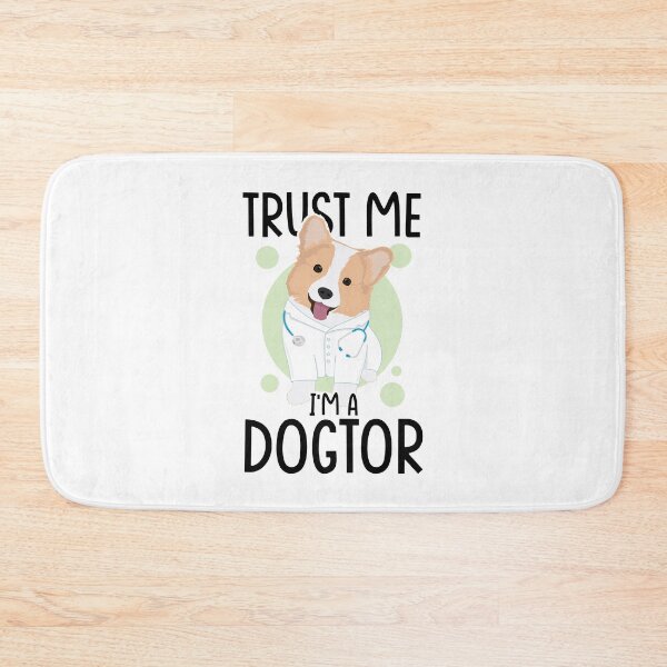 Item preview, Trust Me I'm A Dogtor | Funny Veterinarian Pun (White Edition) designed and sold by Printend _.