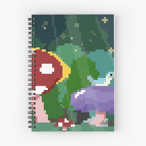 Item preview, Magical Mushroom Forest with Bird designed and sold by AlessaNeko.