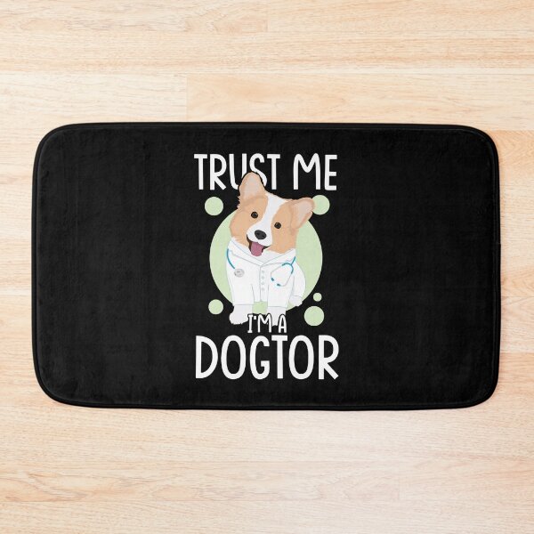 Item preview, Trust Me I'm A Dogtor | Funny Veterinarian Pun (Black Edition) designed and sold by Printend _.