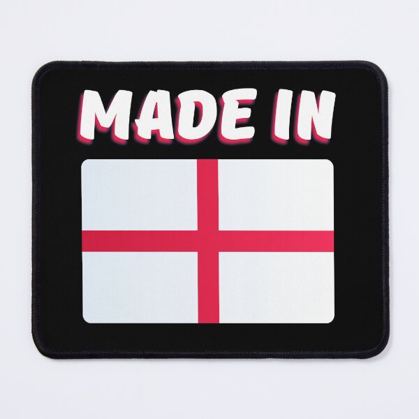 Item preview, Made in England, England flag, St Georges cross, English patriot, England sports fan, English born. designed and sold by allycat57.