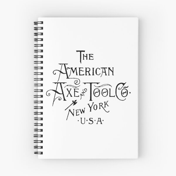 Item preview, American Axe and Tool Co. Axe brand logo- antique axe, raven axe designed and sold by Wanderlust Designs.