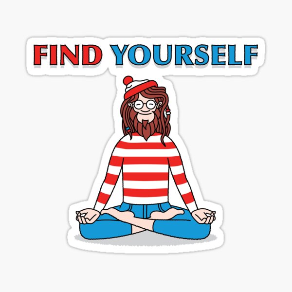 Find Yourself You Wally Sticker