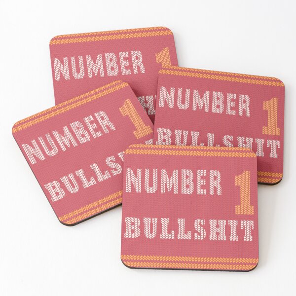 Item preview, Number one bullshit FUNNY design designed and sold by OUSS  SQUARE⭐⭐⭐⭐⭐.