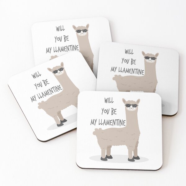 Item preview, Will You Be My Llamentine designed and sold by MqHStore.