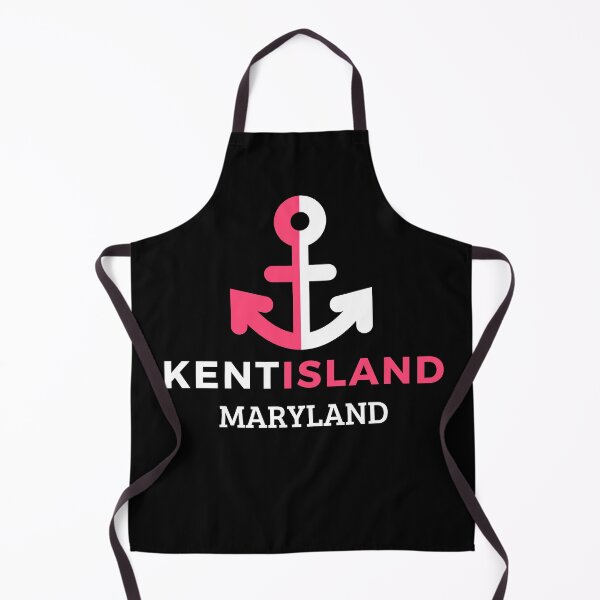 Item preview, Kent Island, Maryland, with anchor, pink and white designed and sold by Kent-Islander.