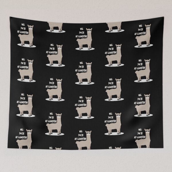 Item preview, Will You Be My Llamentine designed and sold by MqHStore.