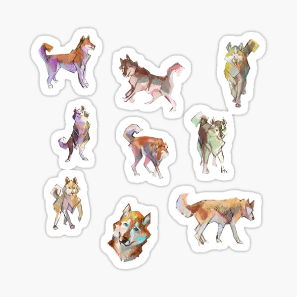 Huskies Sticker