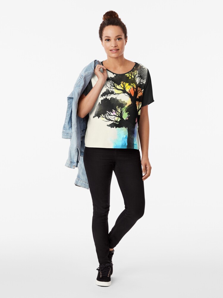 Alternate view of Natural Source Chiffon Top