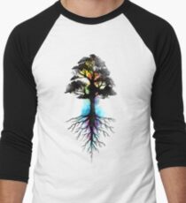 Natürliche Quelle Baseballshirt für Männer
