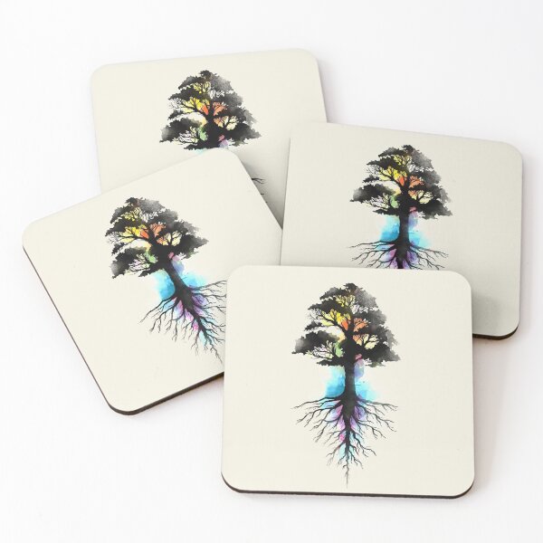 Natural Source Coasters (Set of 4)