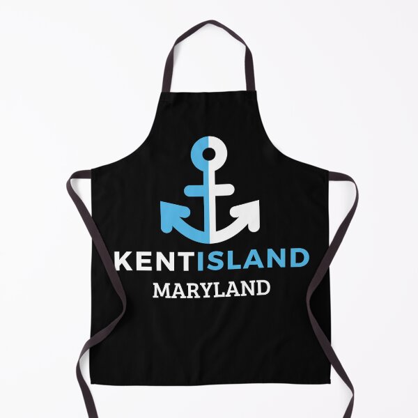 Item preview, Kent Island, Maryland, with anchor, blue and white designed and sold by Kent-Islander.