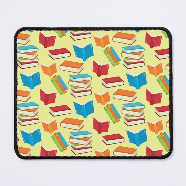 Item preview, Cute Bookworm Yellow Book Pattern designed and sold by Epic Love Designs.