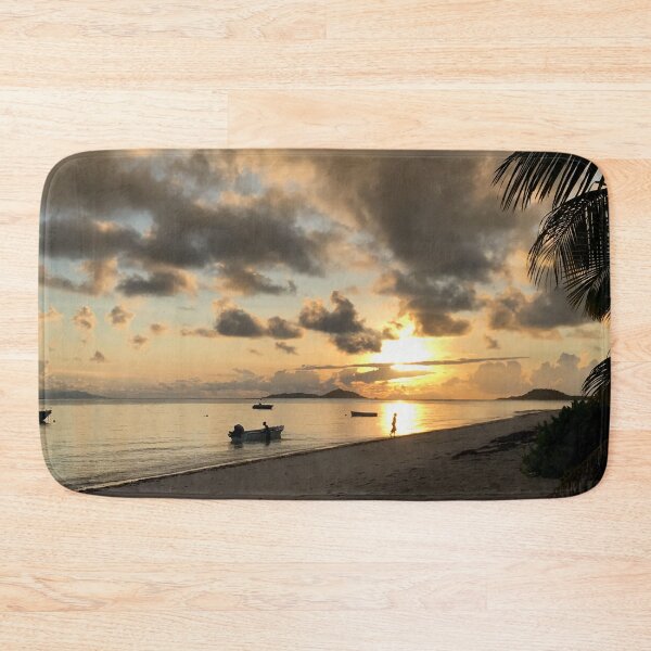 Item preview, Seychelles island beach sunset designed and sold by Travel Planet.