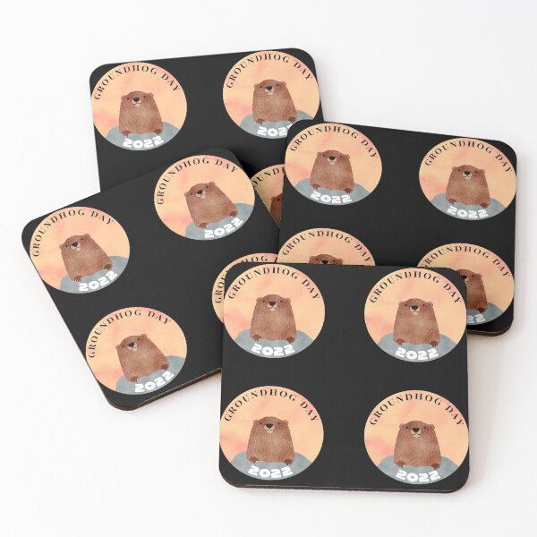 Item preview, STICKER PACK Groundhog Day 2022 designed and sold by ArqDezines.
