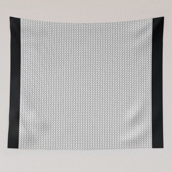 Item preview, White with black shingles  designed and sold by Peni Whelan.