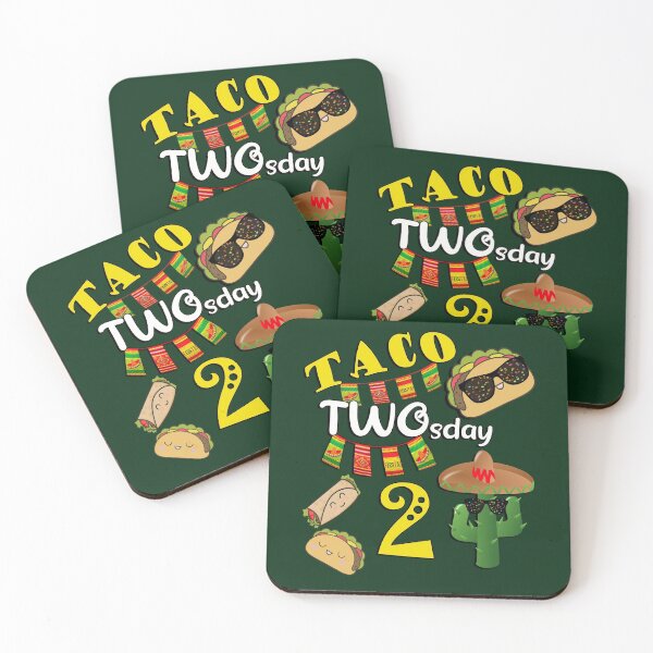 Item preview, Birthday Two Year Old Funny Taco Happy Twosday designed and sold by tamdevo1.