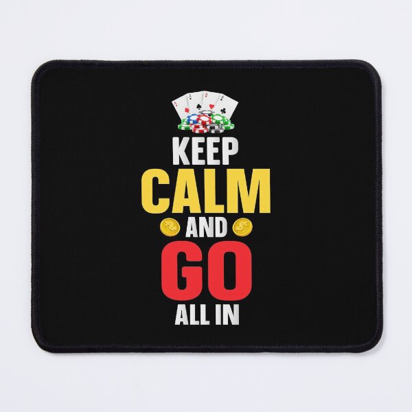 Item preview, Keep Calm and Go All In designed and sold by shopx8.