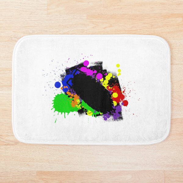 Item preview, Rainbow Paint Splatter Woodlouse Stencil designed and sold by CheesyBugShop.