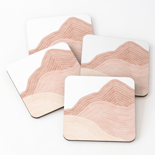 Item preview, Abstract pastel watercolor mountains designed and sold by Miss-Belle.