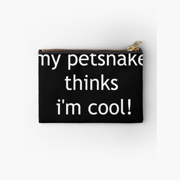 Item preview, My house snake thinks I'm cool designed and sold by L3610N.