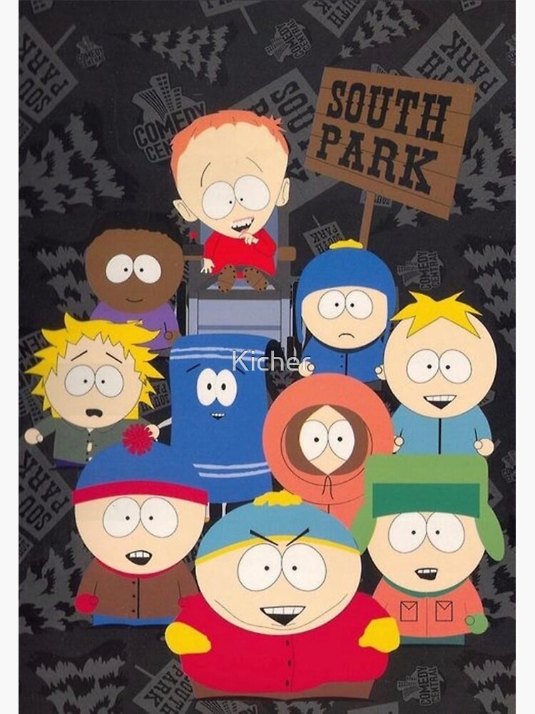 South Park characters Poster by twozombiesstore