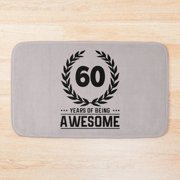 Item preview, 60 Years of Being Awesome - Birthday - Quotes designed and sold by AsmArt-co.