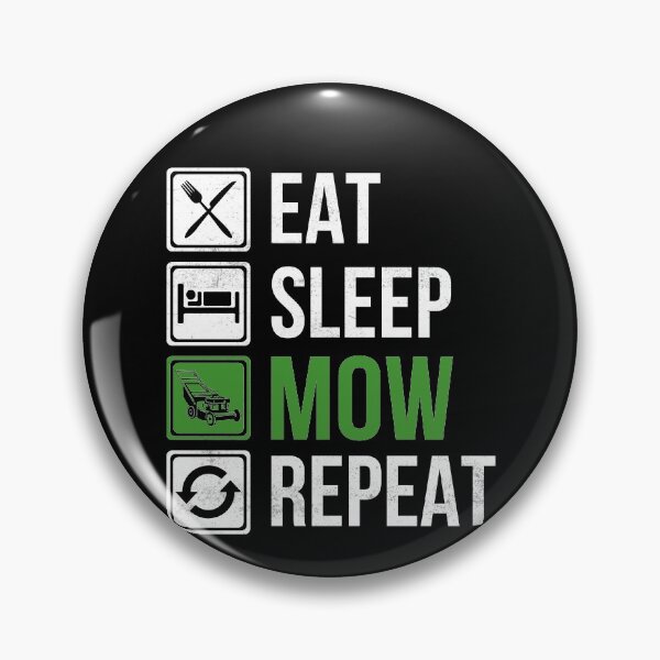 Item preview, Eat Sleep Mow Repeat Lawn Mowing Caretaker designed and sold by Artee79.