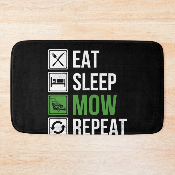 Item preview, Eat Sleep Mow Repeat Lawn Mowing Caretaker designed and sold by Artee79.