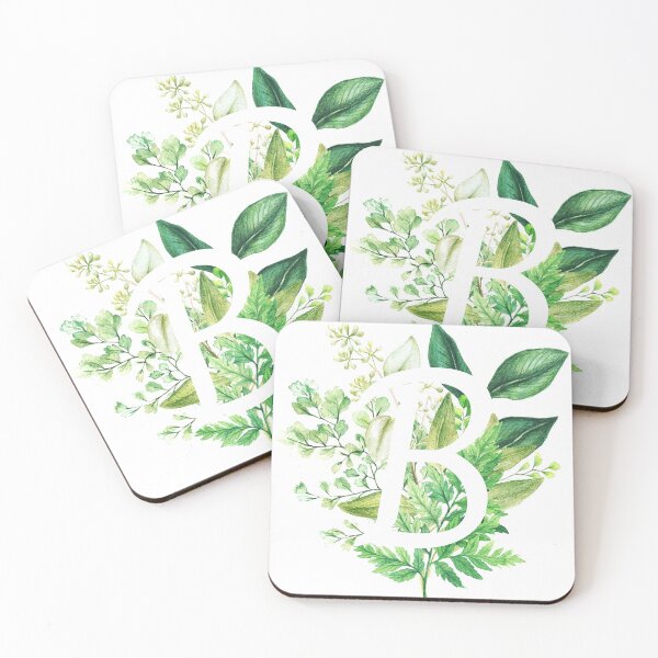 Artikelvorschau, Botanisches Monogramm - Buchstabe B Initial entworfen und verkauft von Naturalist Prints.