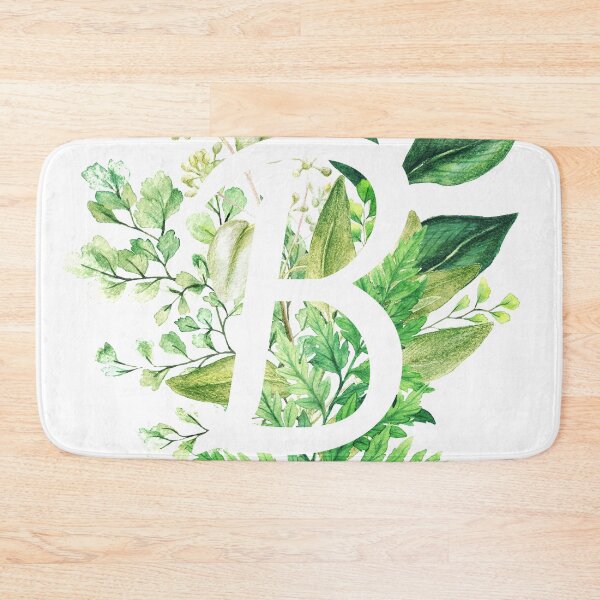 Item preview, Botanical Monogram - Letter B Initial designed and sold by Naturalist Prints.