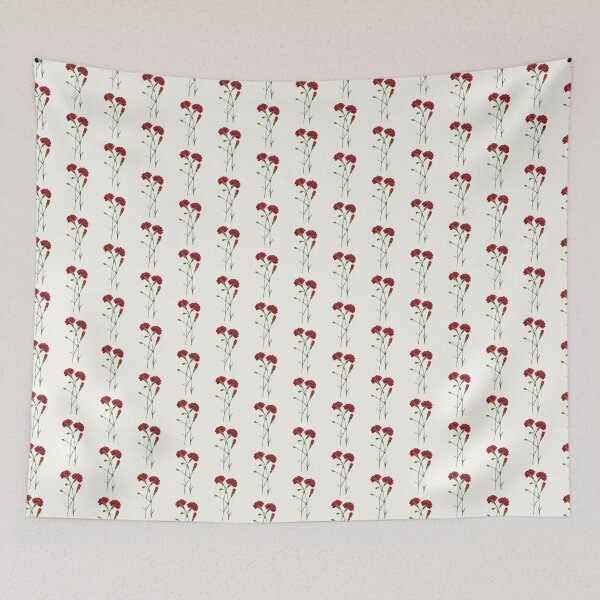 Item preview, Red Carnation Watercolour Botanical designed and sold by Geo Gia.