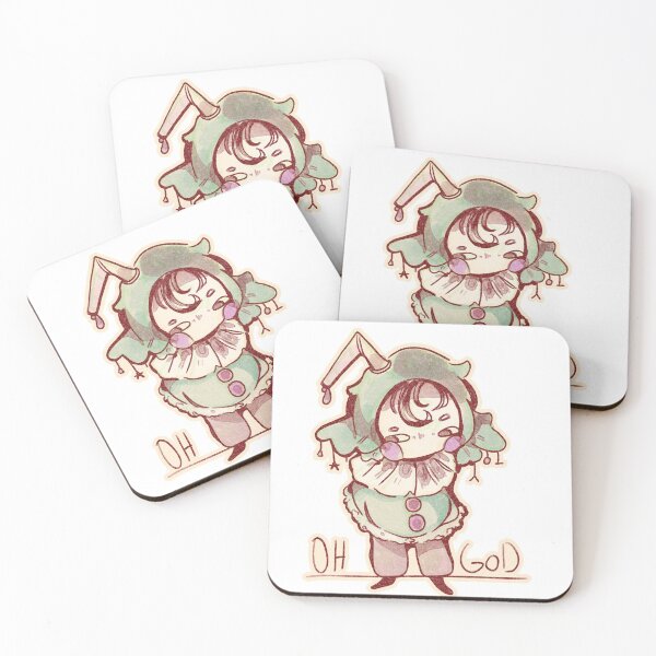 Item preview,  Oh God Christmas tree Juicebox Clowncore Sticker  designed and sold by PJayScribbles.