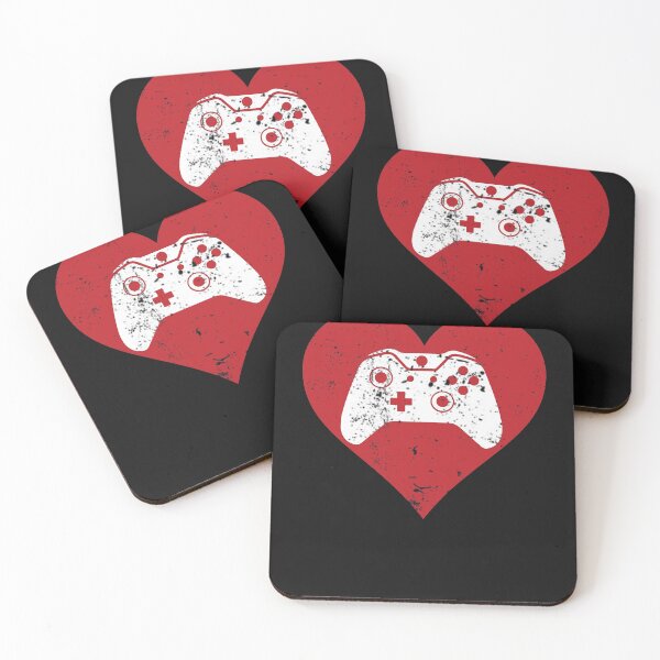 Item preview, Funny Video Gamer Red Heart Valentines Day Gamer Boys Men  designed and sold by ZANNIX.