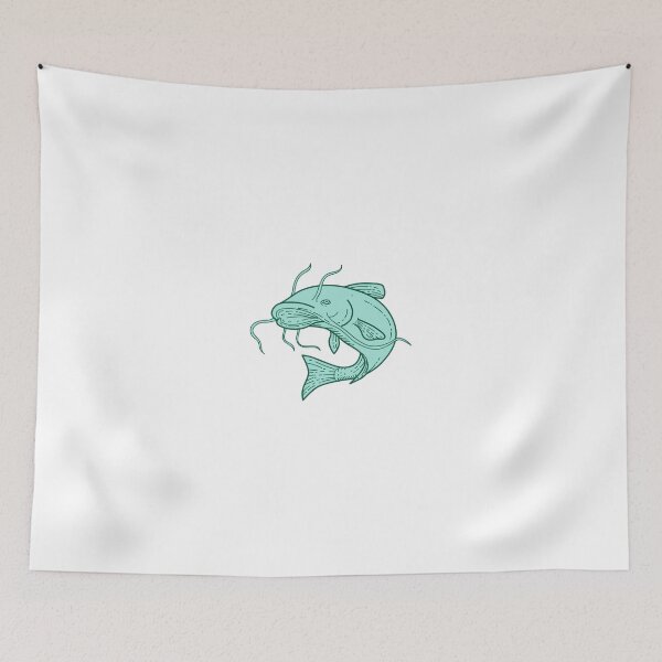Item preview, Catfish Mud Cat Jumping Mono Line designed and sold by patrimonio.