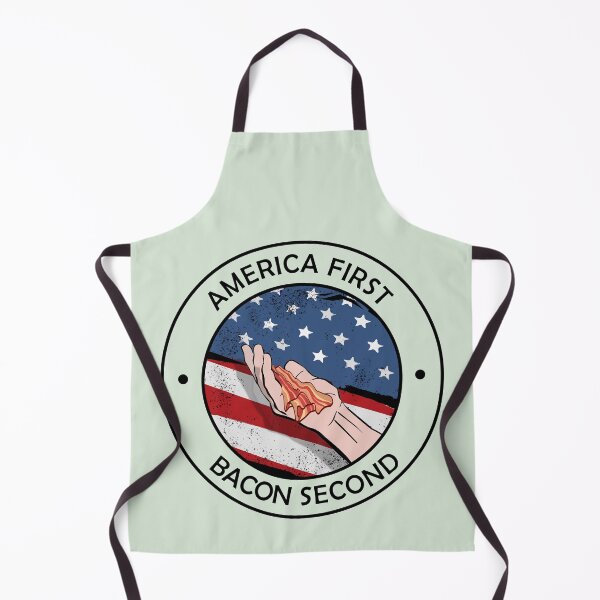 Item preview, America First Bacon Second, Perfect 4th of July Quotes 2022 designed and sold by Artsy Fun.