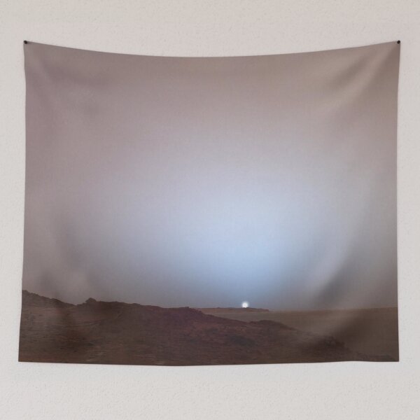 Item preview, Sunset over Gusev Crater, Mars Space Art designed and sold by Jim Plaxco.